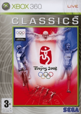 Beijing Olympics 2008 box art for Xbox 360